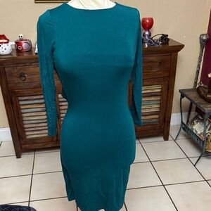 Elegant Teal Dress